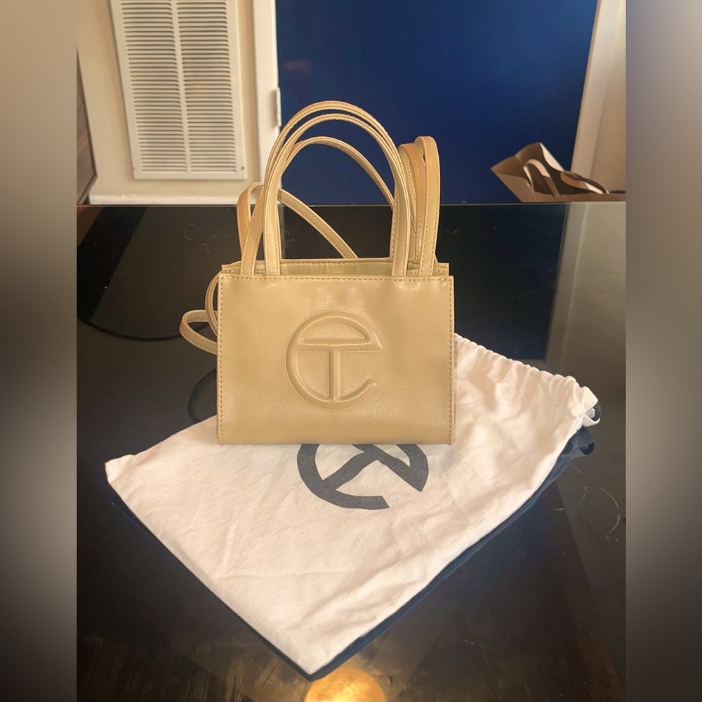 Cream Telfar Small Crossbody